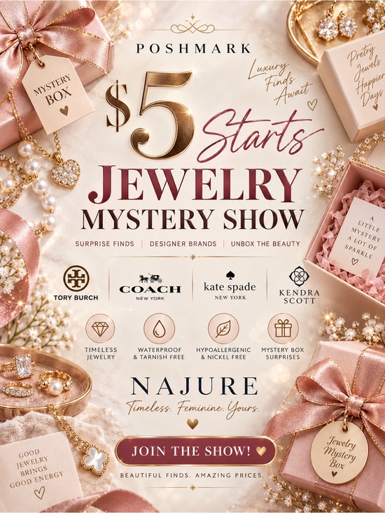 Najure Jewelry - Genuine Pearl & 18K Gold Filled & 925 Silver 🎁💍$6.49 Flat Rate SHIPPING